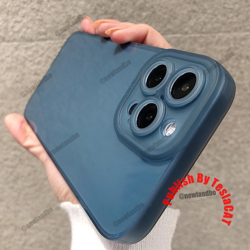 Ốp Điện Thoại TPU Mềm Màu Xanh Dương Hình Sierra Cho iPhone 13 14 Pro max 12Promax XR Xsmax 11Pro 12Pro 13Pro 14Max