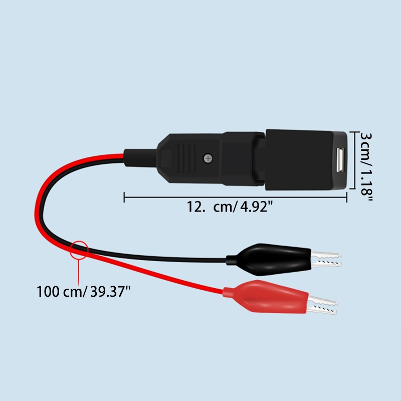 Củ Sạc Điện Thoại Cổng USB Kép 12-80V 5V 2 1A Cho Xe Đạp