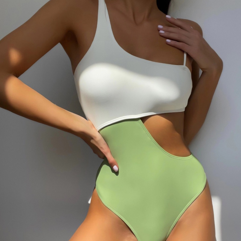 Brroa Bộ Đồ Bơi Một Mảnh Không Đối Xứng Quyến Rũ Dành Cho Nữ