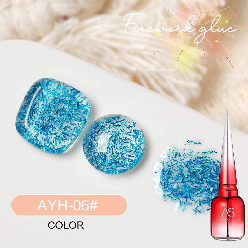 Sơn móng tay gel AS 9 Màu Như Pháo Hoa Keo Dán Móng Tay Sơn Móng Tay Mắt Mèo Keo Sơn Móng Tay Uv Keo Dán Móng Mắt Mèo Trong Suốt Thời Trang Cho Tiệm Làm Móng 15Ml Thanh Toán Khi Nhận Hàng