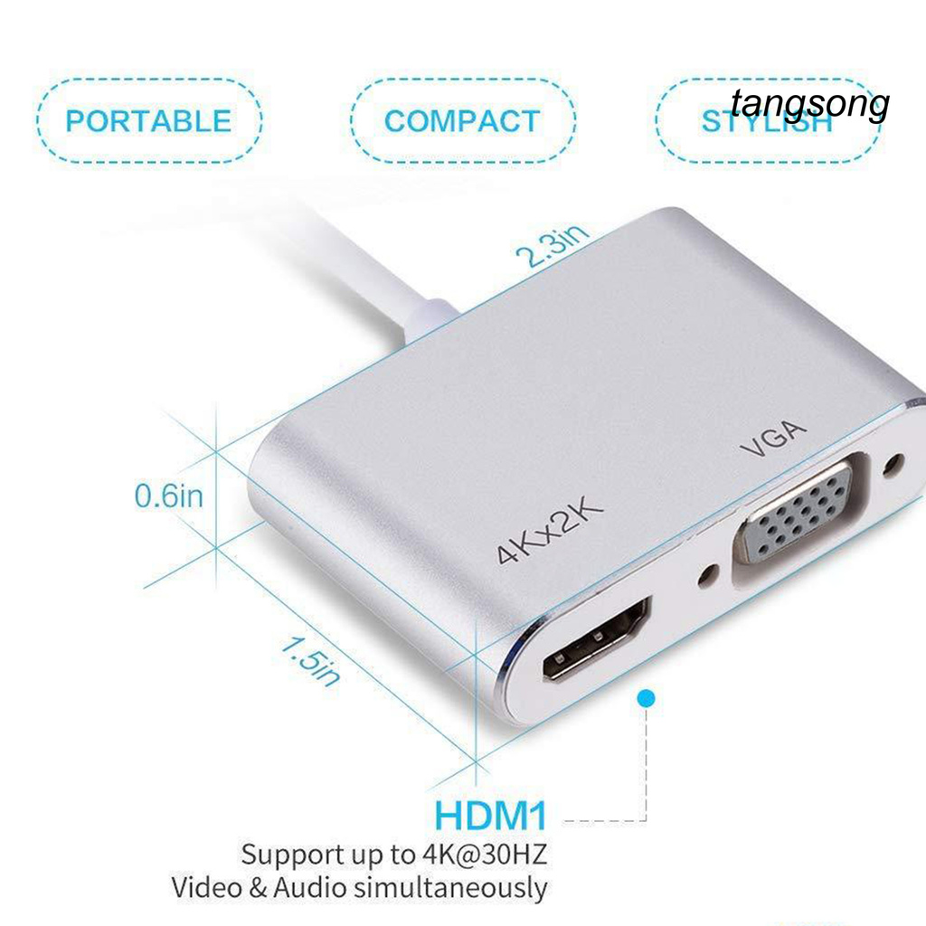 Đầu Chuyển Đổi Cổng Usb Sang Hdmi-Compatible