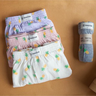 Combo 3 quần boxer toogton - họa tiết trái dứa