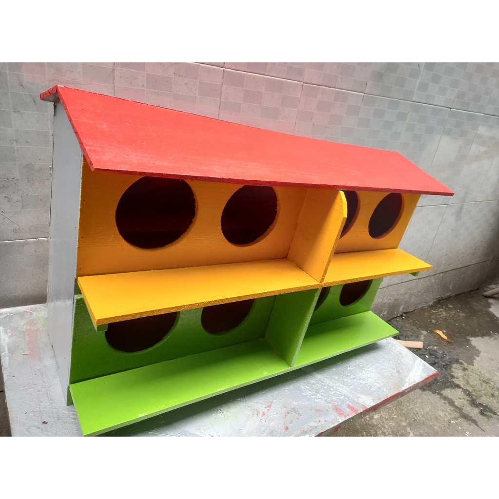 Chuồng chim bồ câu 8 Lỗ bằng gỗ