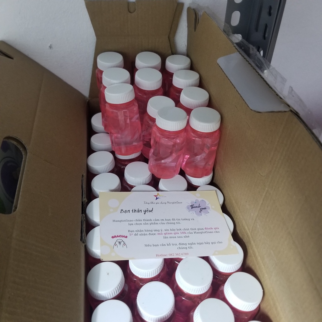 Chai Nước Tạo Bong Bóng Dùng Cho Mọi Loại Súng Máy Bắn Thổi Bong Bóng Dung Tích 500ml pha thành 1500ml