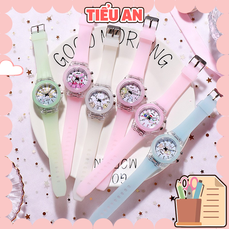 Đồng hồ thời trang dành cho nữ - hiệu eBob - Dây cao su (Có loại phát sáng)