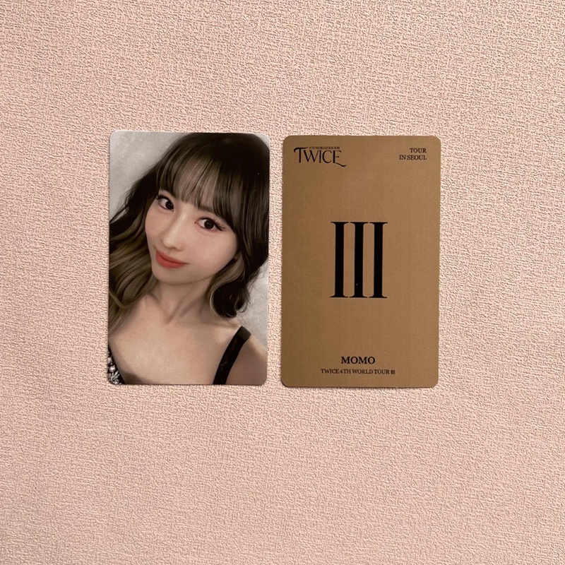 Set 9 Thẻ Hình Các Thành Viên Nhóm Nhạc Kpop TWICE 4Th World Tour III IN SEOUL
