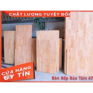 Mặt Bàn Gỗ Cao Su dày 18ly (40*80) bo gốc cạnh