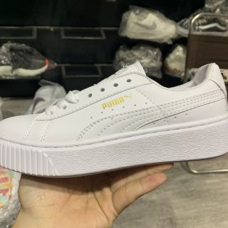 < VIDEO + ẢNH THẬT > GIÀY SNEAKER PUMA FULL TRẮNG THẤP CỔ