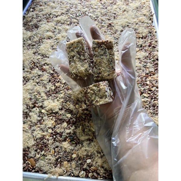 Thanh Bánh Gạo Lứt Chà Bông mix hạt dinh dưỡng Hộp 250g