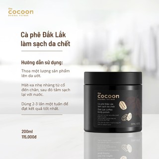Tẩy Da Chết Body Cocoon Cà Phê 200ml