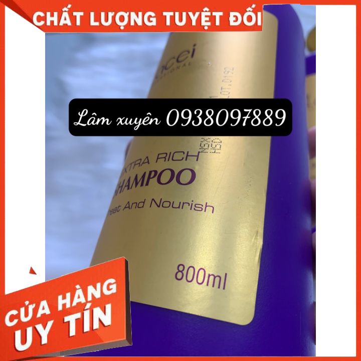 CHÍNH HÃNGBộ dầu gội LACEI tím 800ml LACEI 800ml dưỡng ẩm tóc, chống xơ khô chẻ ngọn, mang lại vẻ đẹp hoàn hão cho tóc