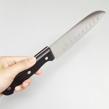 Dao Làm Bếp, Dao Thái Lock&Lock Santoku 6.5 inch Thép Không Gỉ Sắc Bén CKK921