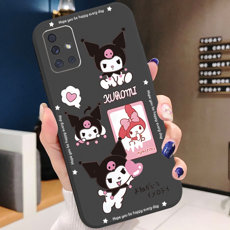 Ốp Điện Thoại Cạnh Vuông In Hình My Melody Cho Samsung Galaxy A31 A32 4G A52 A72 5G A11 A51 A71 A10S A50 A30S A20S M42