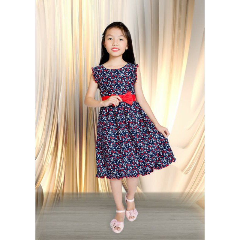 Đầm cotton 100% cao cấp cho bé gái từ 10-30kg (ảnh thật) Giá sỉ và lẻ tại xưởng