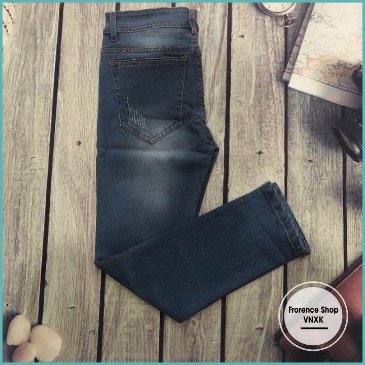 Quần jean bé trai từ 5-14 tuổi,quần jean dài trẻ em dây kéo ,chất thun co giãn thoải mái size 24- 40 kg