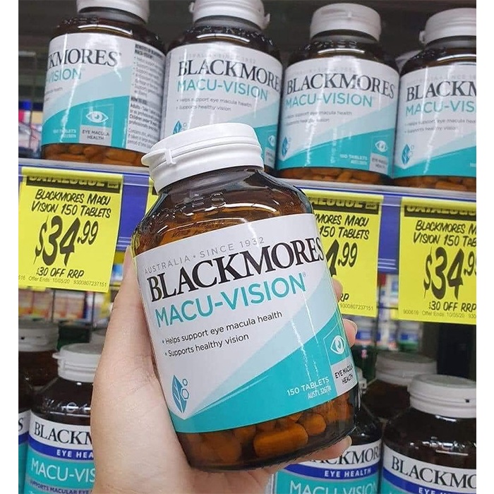 Viên Uống Bổ Mắt Blackmores Macu Vision Tăng Cường Thị Lực 150 Viên Úc