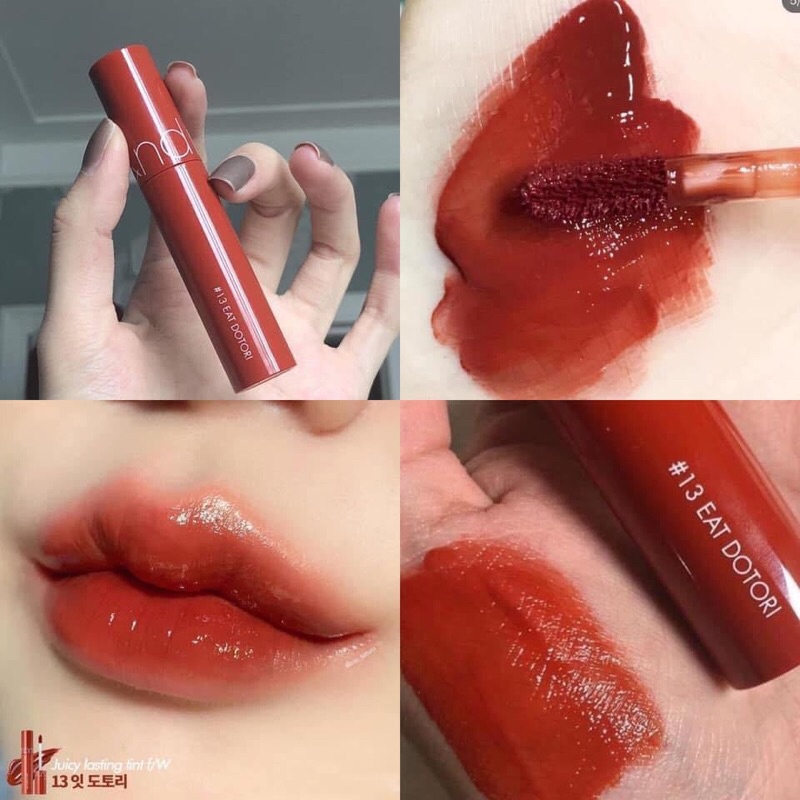 Son Romand Juicy Lasting Tint là dạng son tint bóng - Son Romand bóng