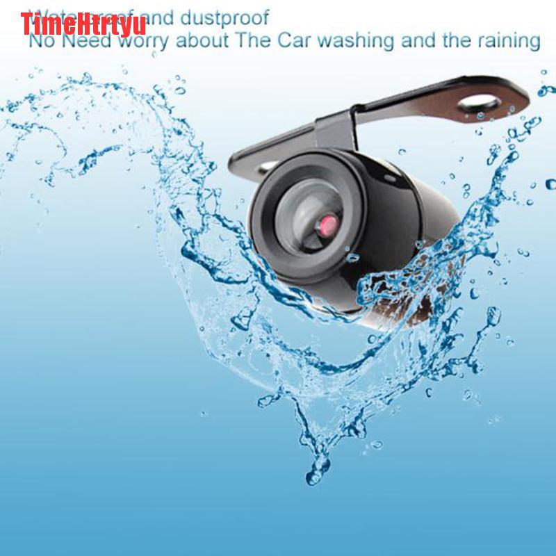 TimeHtrtyu 170° CMOS Mini Color Reverse Backup Car Front Rear View Camera Kit Night Vision