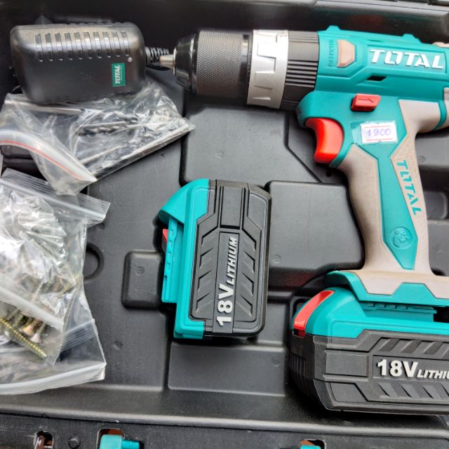 Máy khoan pin Total 18v chính hãng 3 chức năng