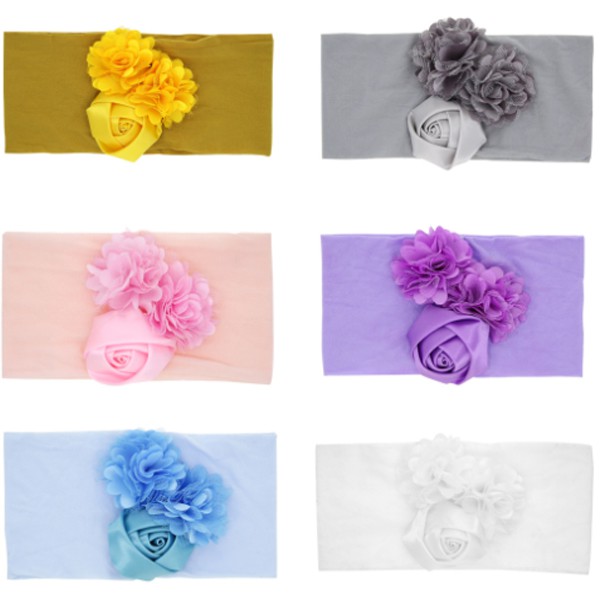 Băng đô turban bé gái hàng đẹp như ảnh co giãn tốt AHBĐ30