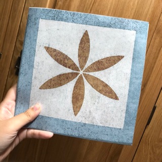 Ảnh chụp thật decal gạch bông