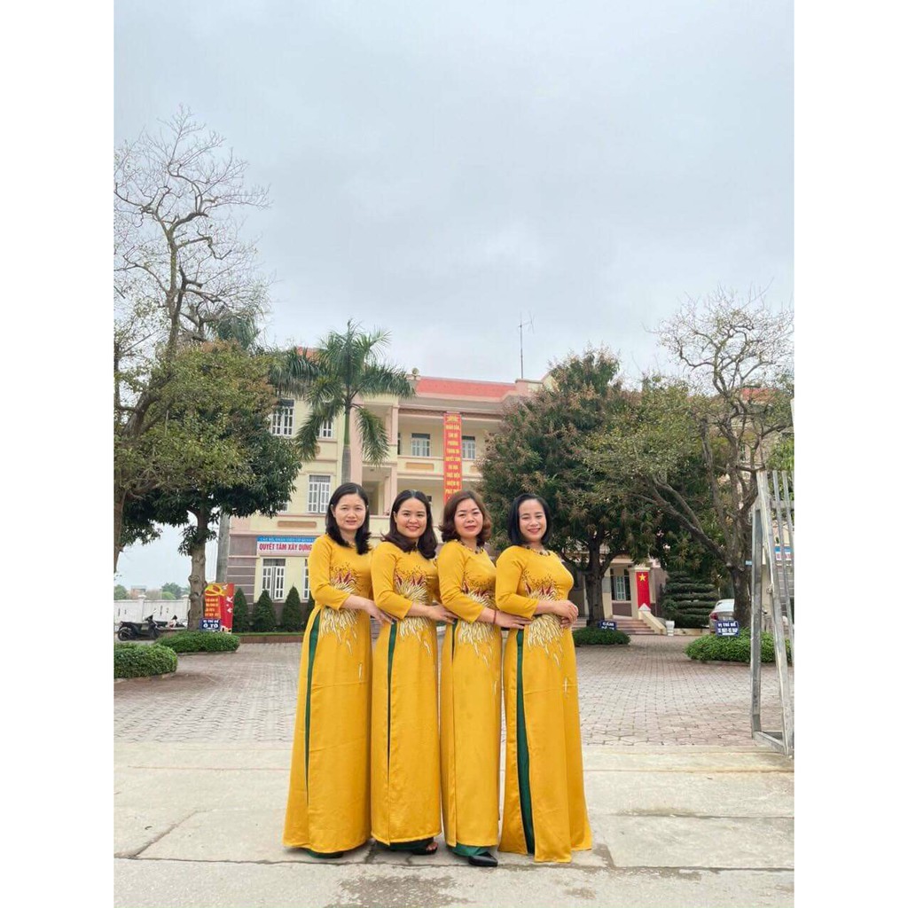 ÁO DÀI THÊU TÂY THI  MAY SẴN HOT HOT