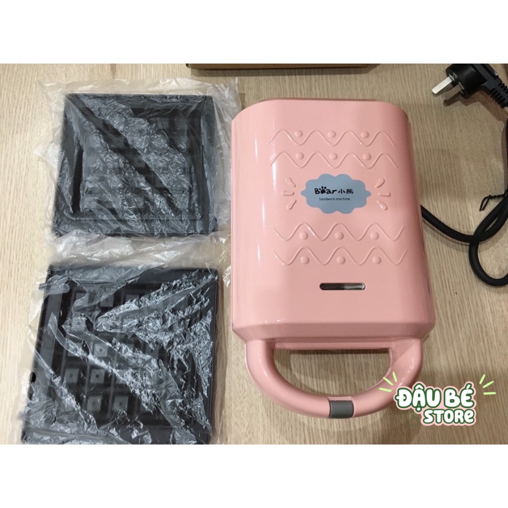 Máy Nướng Bánh Mì Sandwich / Waffle - Máy Kẹp Nướng Bánh Mỳ Bear Đa Năng Chính Hãng [ Bảo Hành ] - Daube - Mnb003