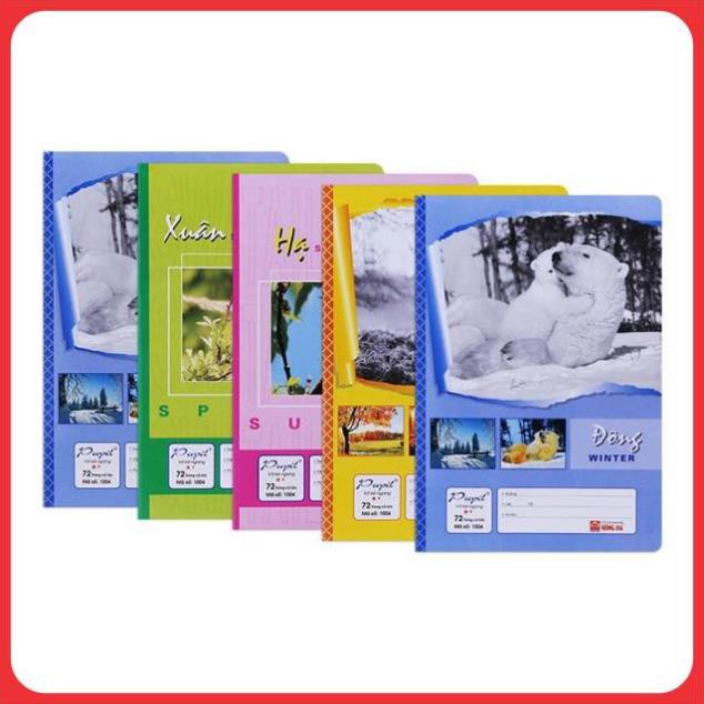 10 Quyển vở kẻ ngang Hồng Hà 72 trang