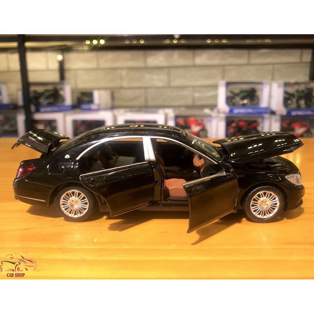 Mô hình xe ô tô Mercedes-Benz S600 tỉ lệ 1/32 màu đen