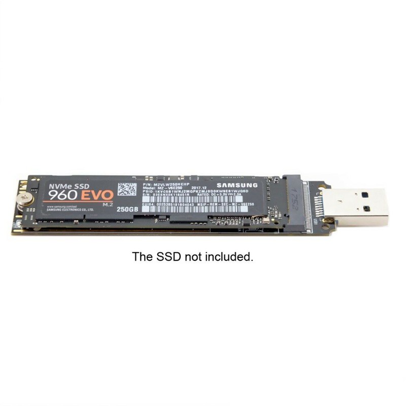 Thẻ Chuyển Đổi M.2 Nvme Ssd Sang Usb M.2 Ssd Sang Type A 10gbps Usb 3.1 Gen 2 Bridge As Ssd / Usb Sang M2 Ssd M / Windows Xp 7 / 8