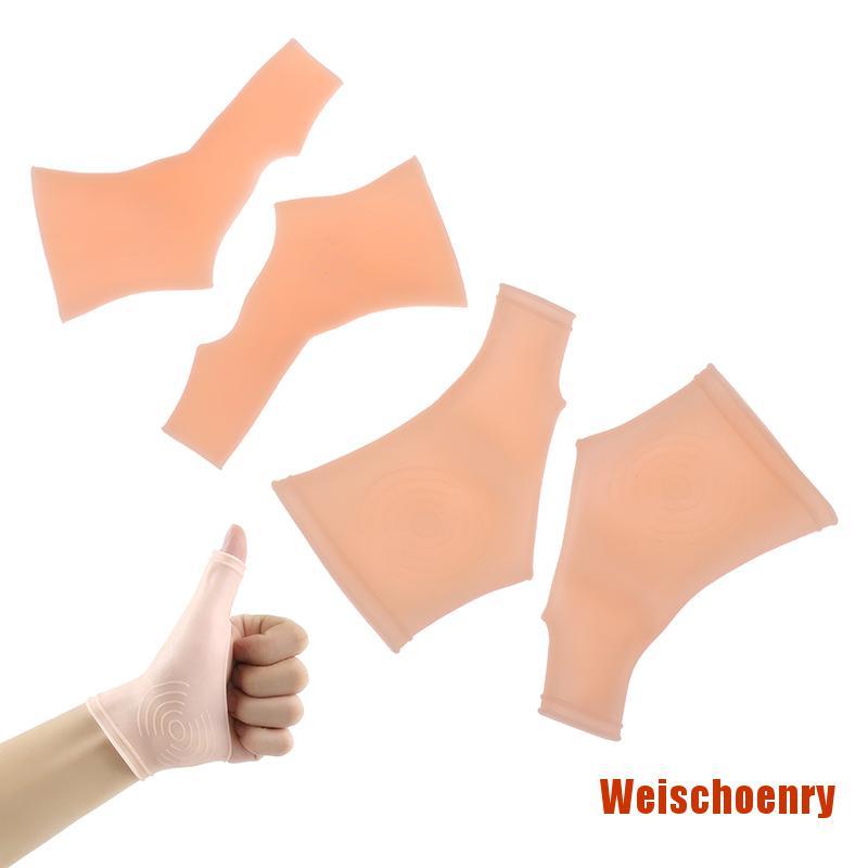 (Hàng Mới Về) Bộ 2 Đai Silicone Đeo Bảo Vệ Cổ Tay Chống Thấm Nước Dành Cho Người Bị Chấn Thương