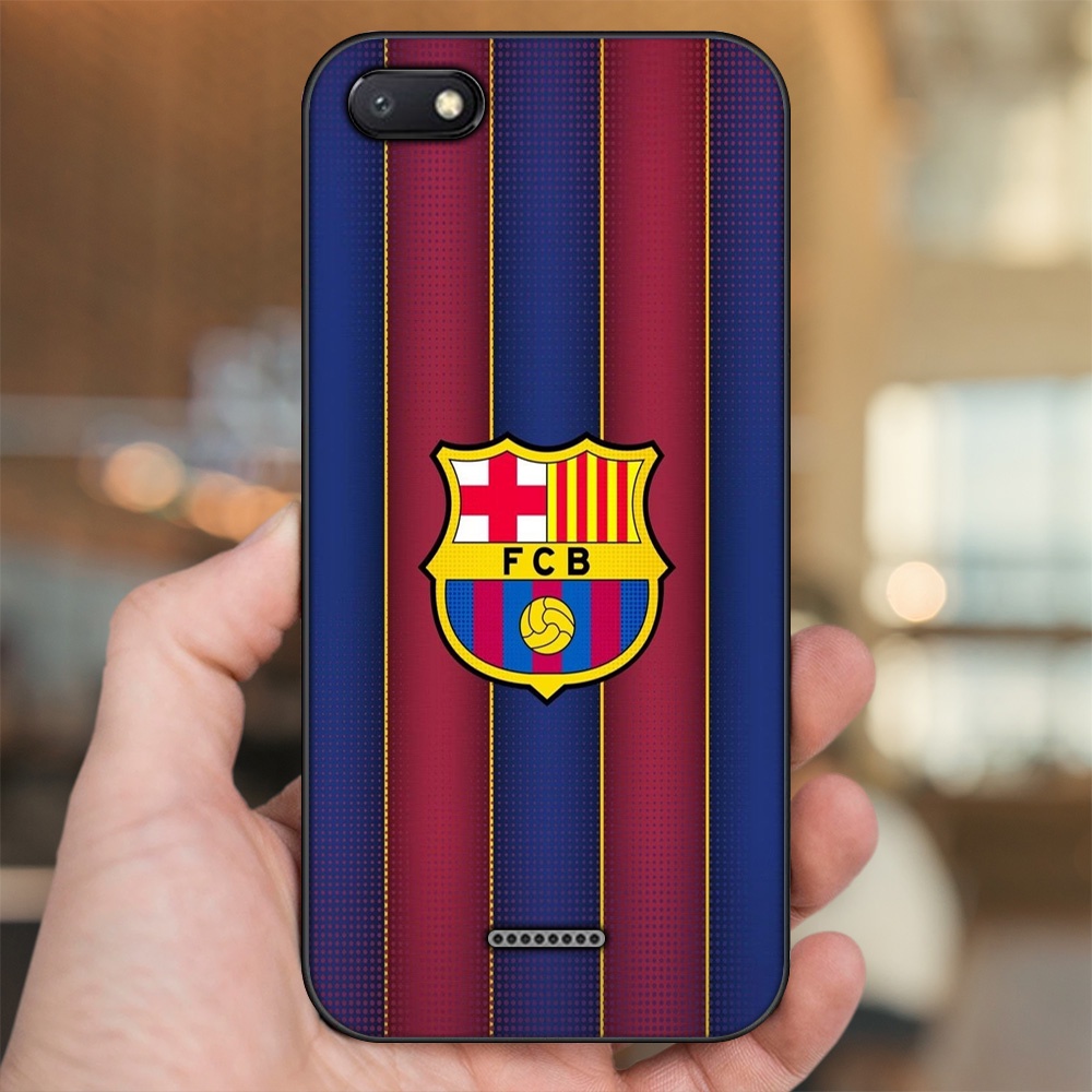 Ốp lưng Xiaomi Redmi 6A viền đen in hình Barcelona Barca