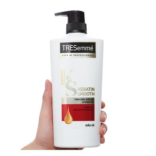 🍀🍀Dầu xả TRESemmé Keratin Smooth tinh dầu Argan 650g