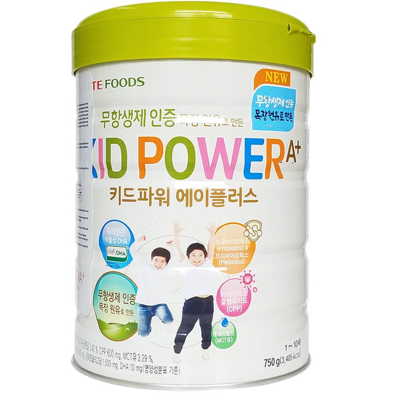 Sữa bột Kid Power Nội Địa Hàn Quốc  750g  Date 1/2023