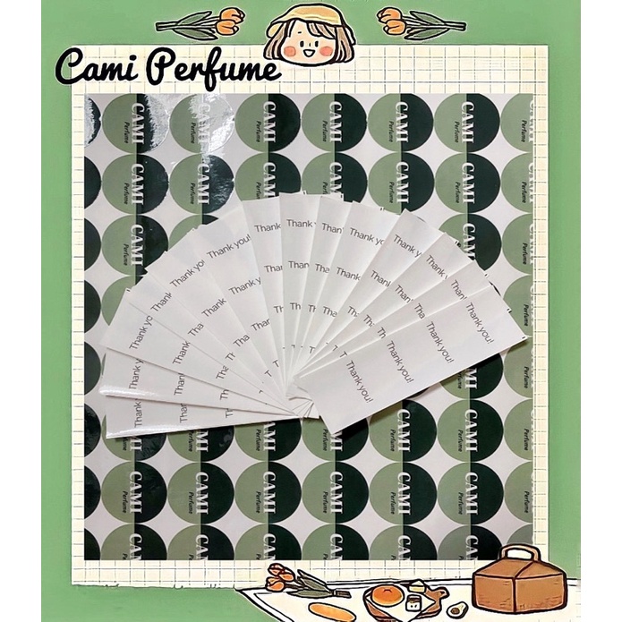Set 2 miếng sticker Thank You (gồm 8 miếng nhỏ)