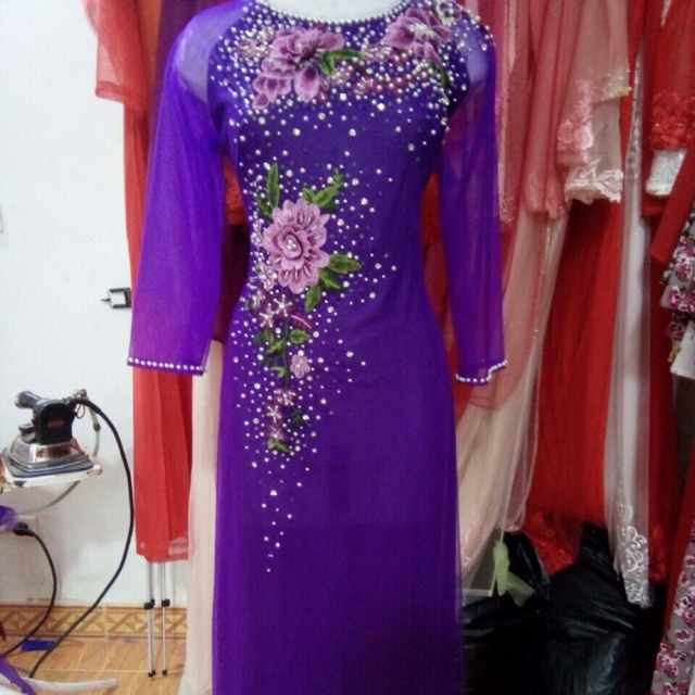 Áo dài mẹ,bà sui