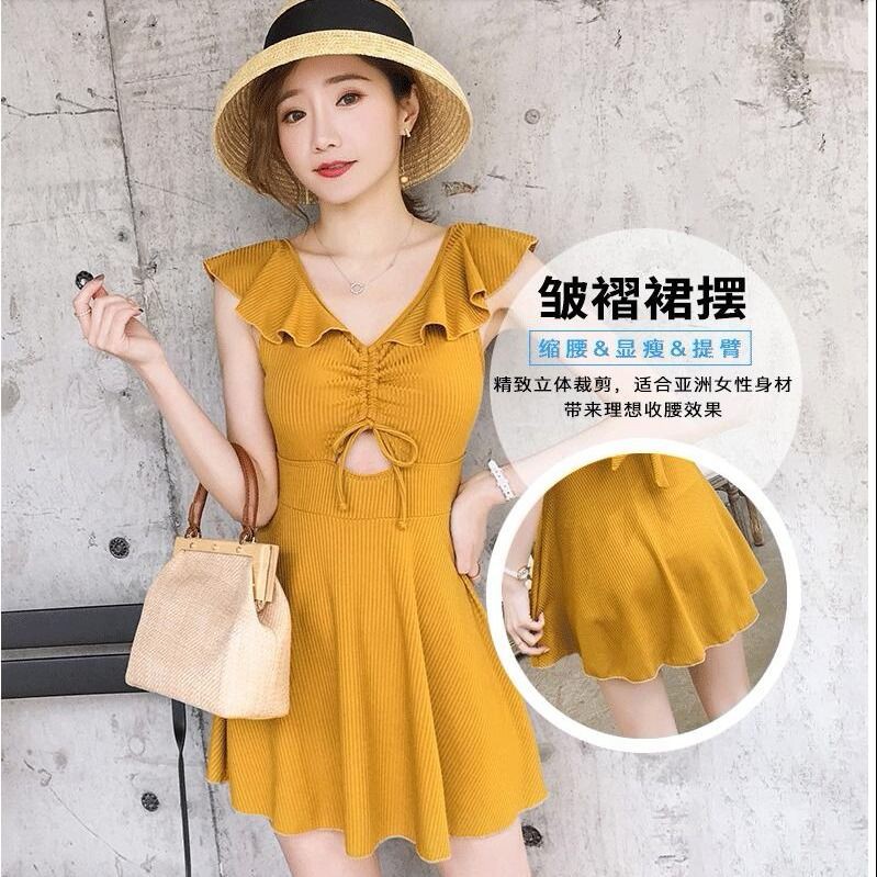 Đồ Bơi Liền Thân Cổ Yếm Quyến Rũ Cho Nữ | BigBuy360 - bigbuy360.vn