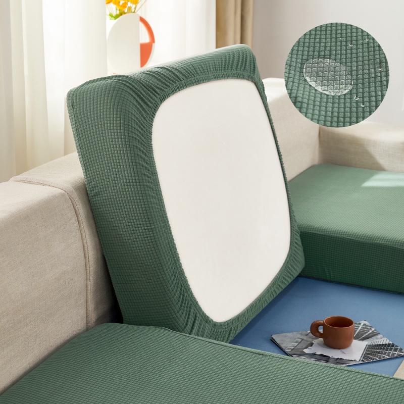 Vỏ Bọc Đệm Ghế Sofa 1 / 2 / 3 Chỗ Ngồi Hình Chữ L Bằng Vải Bông Jacquard Đàn Hồi Chống Nước Thông Dụng Trang Trí Nhà Cửa