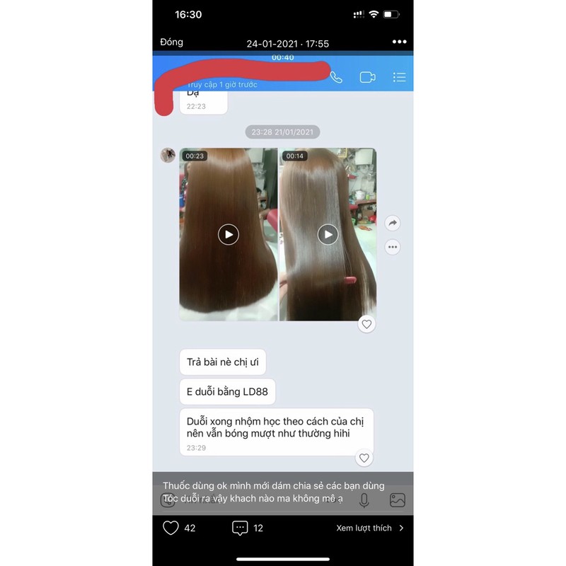 Kem Duỗi Tóc LD 88 Siêu Thẳng - Chính Hãng 100%