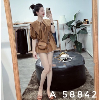 Áo cổ nhọn thô mềm cao cấp