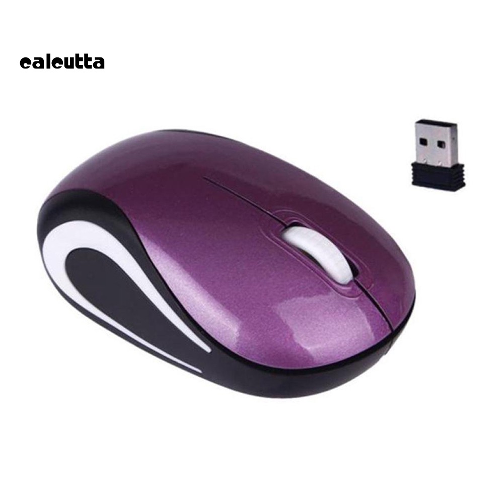 Chuột máy tính mini không dây 800/1200DPI USB 3 phím 2.4G tiện dụng
