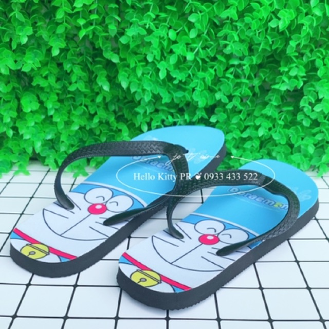 DÉP KẸP ( XỎ NGÓN ) HELLO KITTY &amp; DORAEMON DOREMON