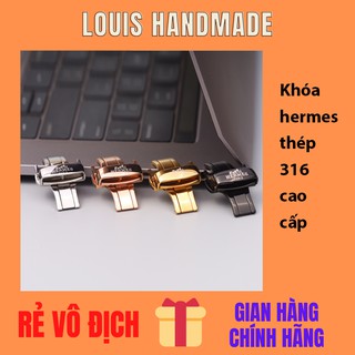Khóa Bướm Size 18mm / 22mm Chống Gãy Dây Da Đồng Hồ / Khoá Tự Động Cao Cấp Inox 316 / Khóa Dây Da Đồng Hồ