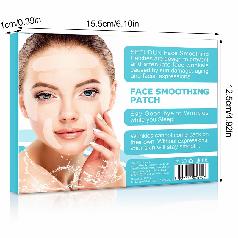 Miếng Dán Làm Mờ Nếp Nhăn Nhẹ Nhàng Loại Bỏ Nếp Nhăn Trên Trán/Đầu/Đầu Mịn Màng