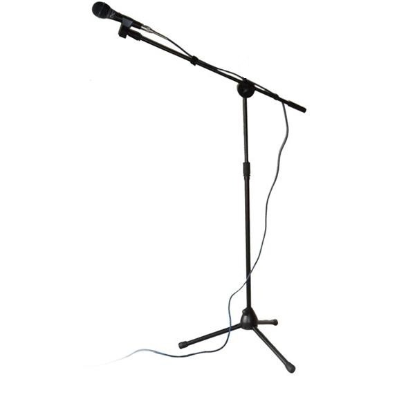 [GIAO NHANH 2H] Chân đế Micro đứng Boom Mic Stand kẹp được 2 micro dùng cho sân khấu / phòng thu / ca hát