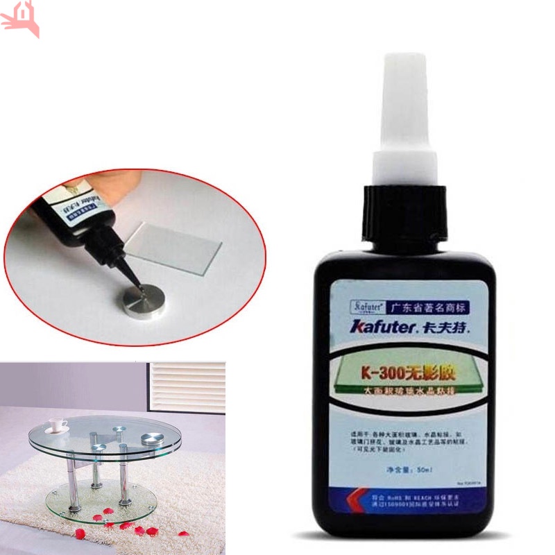 Keo Dán Nhựa UV Trong Suốt 50Ml K-300