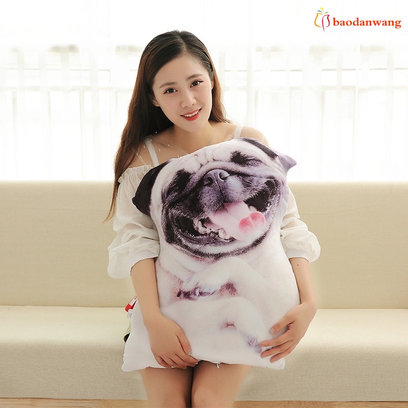 Thú nhồi bông hình chú chó nhồi bông 3D thú vị