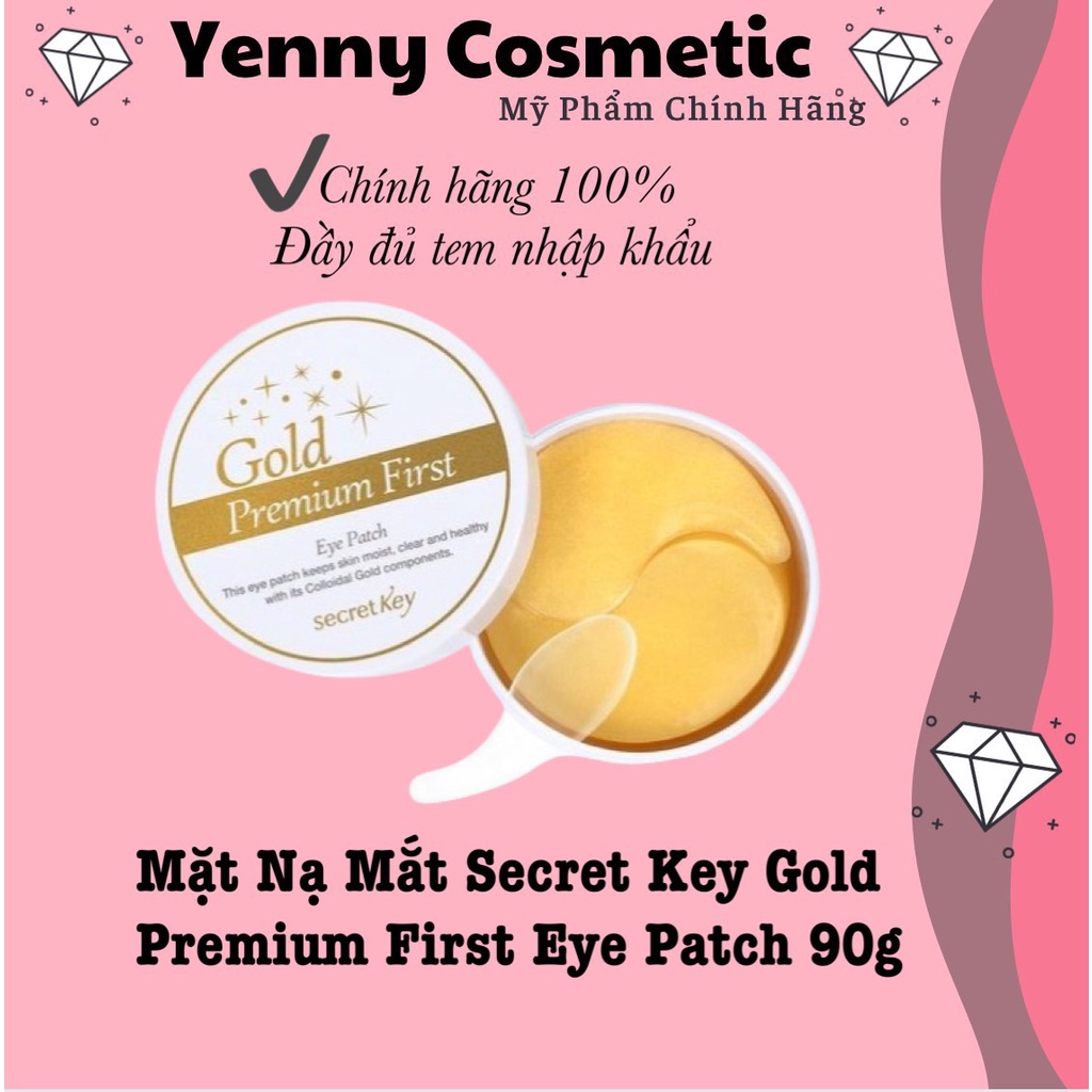 Mặt Nạ Mắt Secret Key Gold Premium First Eye Patch 90g