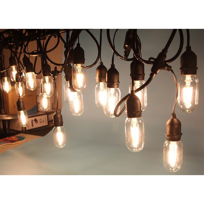 Dây đèn bóng led edison T45 7 mét 14 bóng 4w đèn trang trí