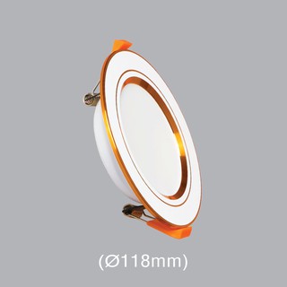 Đèn trần MPE 9W - 3 chế độ màu họa tiết có viền hoặc không viền, đèn ốp trần